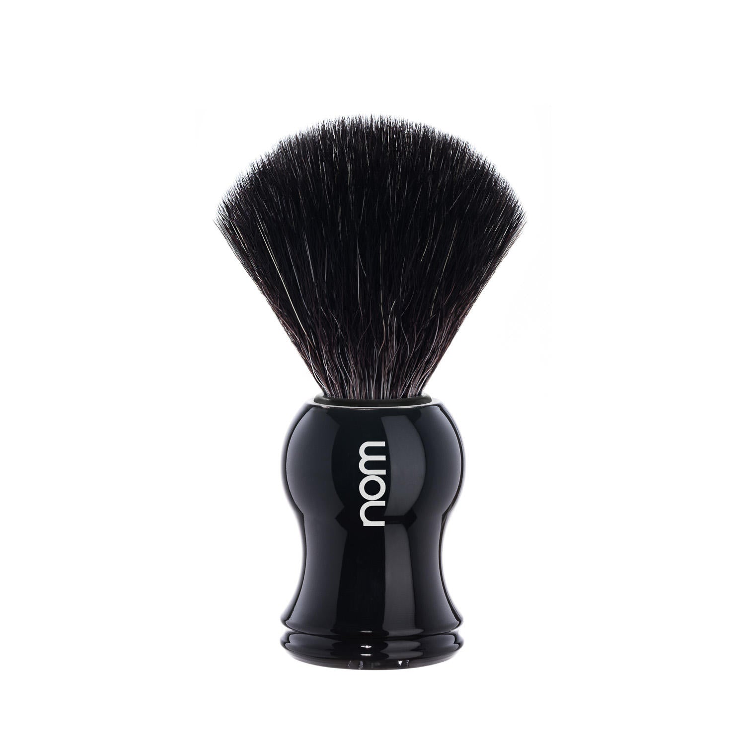 nom GUSTAV Black Fibre Shaving Brush in Black